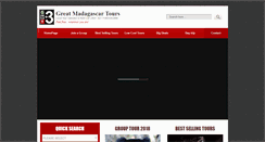 Desktop Screenshot of great-madagascar-tours.com