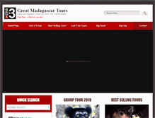 Tablet Screenshot of great-madagascar-tours.com